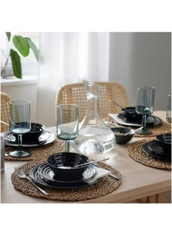 Ikea Modern Black Serving Plate 24 cm – Durable Flat Plate for Everyday Dining and Table Presentation - Image 5